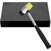 Oudtinz Blocco da banco in gomma da gioielliere, blocco per stampaggio per martellare, modellare, inseguire, appiattire i metalli (15 cm x 10 cm)
