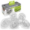 Slipstick Stack-Its CB658 - Rialzi regolabili per letto/mobili da 2,5 cm, 8 pezzi, altezza 2,5 cm, 5,1 cm o 7,6 cm quando impilati, rialzi trasparenti resistenti