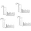 Quality-Collection Ganci per porte e finestre, design stabile, set da 4