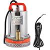Mavaol Pompa sommersa Mavaol 3000L H in acciaio inossidabile, anticorrosione, alimentata a energia solare e a batteria, per piscine, giardini, stagni, gestione 'acqua (12V)
