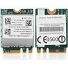 Annadue Scheda WiFi 433 Mbps, Scheda Rete NGFF M2 Dual Band, BCM943162ZP 802.11AC Scheda Wireless per Notebook e Tablet