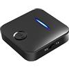 BaotyJie Adattatore Ricevitore Trasmettitore Audio Bluetooth 5.0 2 in 1 Aux da 3,5 Mm per TV
