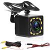 Camecho Telecamera di retromarcia con Super 12 LED Night Vision IP67 Telecamera di retromarcia impermeabile per auto 170° Grandangolare Visioni notturne Telecamere di retromarcia di backup
