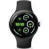 Google Pixel Watch 3 (45 mm) - Smartwatch Android, monitoraggio della frequenza cardiaca, Fitbit Advanced Running, fitness Insights, batteria 24 ore su 24 - Cassa in alluminio nero opaco - Cinturino