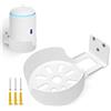 Gaidas Supporto da parete in metallo per UniFi Dream Router e UDR7, bianco, confezione da 1