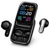 HTC Auricolari wireless NE48 con custodia scorrevole touchscreen, Bluetooth 6.0