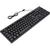 Plyisty Tastiera Russa Con Caratteri Inglesi (Cirillici), 104 Tasti Con 12 Tasti Multimediali, Caratteri Indelebili, Connessione USB Cablata Plug And Play, Resistente Agli Schizzi