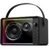 RIENOK Cassa Bluetooth Potente 40W Woofer 90mm Tweeter Seta 30mm, RGB, 15H