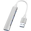 Generic Espansore porta USB - Extender USB ad alta velocità, adattatore multiporta USB 3.0 | Hub USB multiporta Condivisione rapida di dati e dispositivi, Hub multiporta USB 3.0 per laptop, stampante, tastier