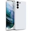 MyGadget Cover per Samsung Galaxy S21 Plus - Custodia in Silicone Morbido a Doppio Strato - Case con Protezione Fotocamera & Fodera Interna Antigraffio - Bianco