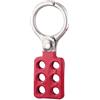 Master Lock American Lock Lockout Hasp, cerniera in acciaio rivestito in vinile, 2,5 cm, distanza ganasce, ALO80, rosso