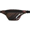 Sprayground Uomo Borsa A Tracolla Grunge Smacchiata, Brown, One Size