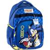 CERDÁ LIFE'S LITTLE MOMENTS Sonic the Hedgehog, zaino per la scuola per bambini, 2 scomparti, leggero, grande, con tasca frontale e tasca laterale in rete per bottiglie, zaino da viaggio per ragazzi, zaino per la scuola
