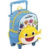 Seven Trolley Small Baby Shark, Blu e Giallo, Scuola e Tempo Libero
