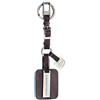 Piquadro Blue Square Portachiavi Charm, Pelle, Mogano, 18 cm