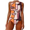 NOAGENJT costume intero donna imbottito seno costumi da bagno donna due pezzi sexy costumi piscina donna bikini donna push up costumi da bagno neonata costumi da bagno interi donna sexy bikini bambina L 3.99