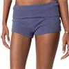 Shewant Mini pantaloncini pieghevoli da donna a vita alta elasticizzati rollover pantaloncini slim fit pantaloncini estivi casual