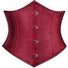 SCARLET DARKNESS Cintura da corsetto da donna Steampunk Vintage Lace Up Cintura larga