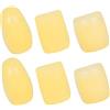 Parliky 6 Pezzi Copri Tasti Laterali Sax in Silicone Giallo