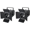 ZonQoonz 200 W COB Illuminazione per palcoscenico a LED Spot Luce dmx512 Bianco freddo/Caldo Effetti di illuminazione Proiettori per festa,Disco Chiesa Teatro,Illuminazione architettonica-2PCS