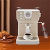 MEELRYD Macchina da caffè espresso da 20 bar, compatta con schiumatura automatica del latte, serbatoio acqua 1,3 litri, 1 filtro