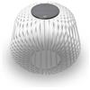 LUUK Studio Lanterna Solare, IP65, Lampada da Tavolo Senza Fili, Bianco, M | Luce d'atmosfera Dimmerabile per Giardino e Balcone: Energia Solare, Ricaricabile via USB-C, per uso Interno ed Esterno