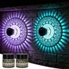 CHENBOOW Lampada Solare da Esterno,2 Pezzi LED Mandala Lanterna | Lampada Solare da Giardino,Lampada da Parete Decorativa a Energia Solare con Mandala,per Giardino,Esterno,Prato,Balcone