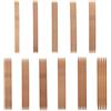 Fydun 11pz Set di Ferri da Maglia in Bambù a Doppia Punta Dritti 11 misure 2mm - 5mm (5,1 pollici / 13 cm) Ferri da Maglia Avvolgenti Lavoro a maglia e a uncinetto + ferri corti doppia punta