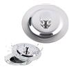 JINGIHE Tappo universale per vasca da bagno, tappo per lavello, in acciaio inox, vasca da bagno, 38-42 mm, tappo per vasca, tappo per lavabo, bagno, cucina, bagno e lavanderia