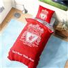Get Trend Liverpool FC Set Copripiumino Singolo, Morbido Reversibile Set Letto con Federa Cuscino, Durevole A Tema Calcio Copri Piumino, Idea Regalo (Multi Liverpool, Singolo)