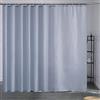 Furlinic Tenda Doccia Antimuffa Tessuto Poliestere Grande Tende Doccia Impermeabile Lavabile Grigio Blu Tenda Vasca da Bagno con 18 Ganci 275x180cm.