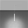 Top Light Sospensione Moderna Square Tube Metallo Bianco 1 Luce Gu10