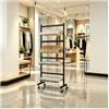 HJZALMI Organizzatore Di Grucce Impilabile In Metallo 110 Grucce Metalliche | Organizer Per Appendiabiti In Ferro, Organizzatores Di Stoccaggio Appendiabiti, Per Appendere Grucces 50x40x110cm