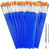 ZHENGYYUU 70 Pz Set di Pennelli per Dipingere Fini Piccoli, Pennelli Acquerello Professionali, Pennello Pittura Acrilica, Set Pennelli Pittura Piatti Rotondi, Pennello Acquerello Colori Acrilici per Dipingere