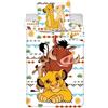 Jerry Fabrics Il Re Leone Africa Simba Timon Pumba Copripiumino Singolo 140x200 + Federa