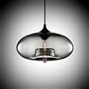 Vecys E27 Vintage Lampada a Sospensione Lampadario Moderno Industriale Retrò in Vetro Trasparente Lampadario Vintage Grigio