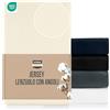 Utopia Bedding Lenzuolo con Angoli Jersey 120x200cm, Beige