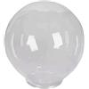 Fonowx Lampada di Ricambio con Copertura Luminosa a Sfera in Acrilico Trasparente, Facile da Installare, Parti di Ricambio Versatili con Collo di Montaggio S, Diametro 25cm