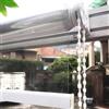 KOOEIN Tenda a Rullo per Esterni in Pvc Trasparente,Tapparella Avvolgibile Chiare e Impermeabili,Gazebo Balcone Portico Tende Divisorie All'Aperto,Cortina in Plastica,con Binario,W×H-110×220cm/43.3×86.6in