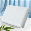 Releep Cuscino Cervicale Memory Gel, Cuscino Memory Foam Ergonomico con fodera in bambù, respirante e lavabile, OEKO‑TEX & CertiPUR certificato, Cuscino letto Rinfrescante, 70 x 40 cm - Altezza 12 cm