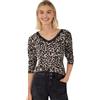 Street One Studio 3231665 Maglietta a Maniche Lunghe con Scollo a V e Pizzo Donna (Pacco da 1)