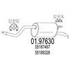 MTS Company 01.97630 - Silenziatore Posteriore