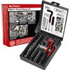 BILITOOLS M4x0.7 Helicoil Thread Repair Kit metrico, HSS Drill Heli Coil Kit di riparazione
