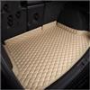 HSKFH Baule Tappetino Tappetino per bagagliaio per Mercedes per Benz Classe B W246 2012 2013 2014 2015 2016 2017 2018 2019, tappeto interno Tappeto Baule(Beige)