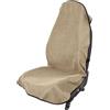 VBGURR Coprisedile Universale Auto Anteriore Cotone,Coprisedile Auto Guidatore Antisudore,Impermeabile,Lavabile,Facile Da Pulire Copertura Sedili per auto, camion, SUV (Beige)