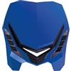 Polisport 8670800003 - Faro anteriore E-BLAZE in fibra di carbonio con lampada a LED compatibile con tutti i modelli motocross/enduro in colore blu