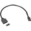 Intertech Cavo adattore Intertech 3Pin 0.2m Nero [88885550]