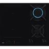 Electrolux AEG CN071436DH PIANO COTTURA GAS/INDUZIONE MISTO VETRO NERO 60 CM GRIGLIE GHISA