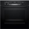 Bosch HRG578CB7, serie 6, forno intelligente da incasso con supporto per vapore, 60 x 60 cm, prodotto in Germania, pirolisi, termometro per arrosti, funzione Air Fry, funzione aria calda 3D, soft