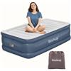 Bestway 75 x 38 x 20/1.91m x 97 x 51 cm Tritech Air Mattress Twin Built-in AC Pump